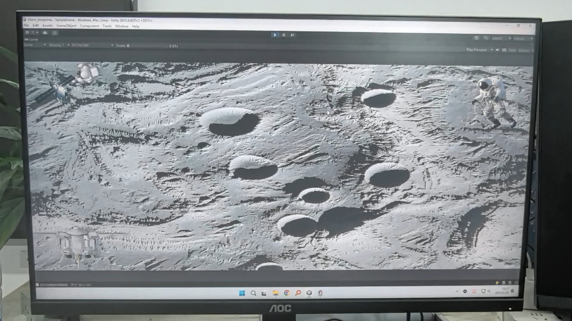 地面雷达互动（鼠标）